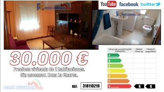 Piso EN VENTA sin ascensor de dos habitaciones en condiciones de uso en Miranda de Ebro, Burgos.
