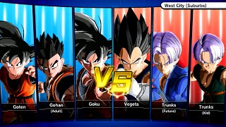 Goku's Family VS Vegeta's Family (Dragon Ball Xenoverse 3V3)