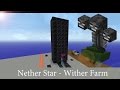 Nether Star Farm / Wither Farm - Minecraft Tutorial - Deutsch