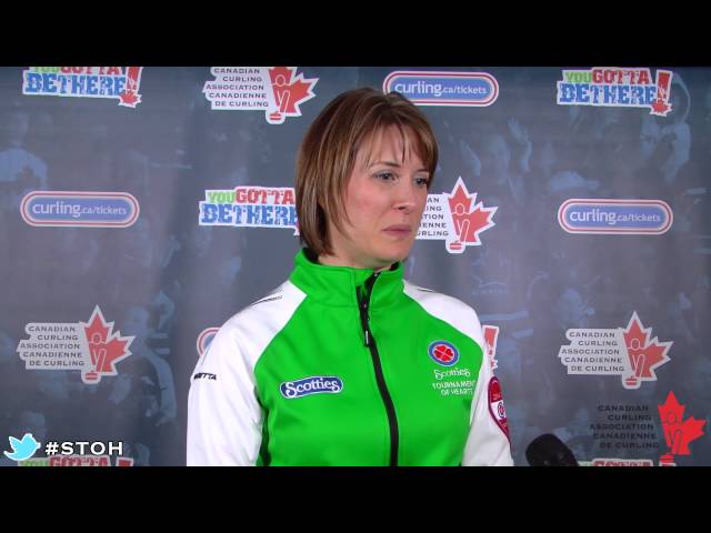 Media Scrum Draw 4 - 2014 Scotties Tournament of Hearts