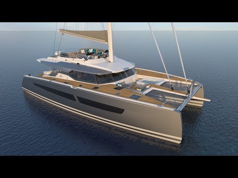 Fountaine Pajot 67 - The 19,5m catamaran at Cannes 2018 boatshow!