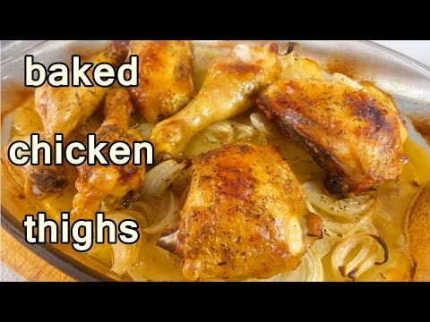 VIDEO : baked chicken thighs -  tasty and easy food recipes for dinner to make at home - cooking videos - subscribe http://goo.gl/mexahn how to make yummysubscribe http://goo.gl/mexahn how to make yummyrecipescooking for begginers insubsc ...