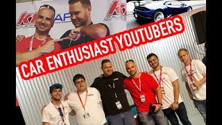 CAR ENTHUSIAST YOUTUBERS AT APX EVENT