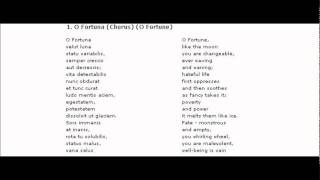 Carl Orff O Fortuna Carmina Burana Carl Orff O Fortuna Carmina Burana
