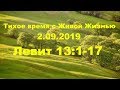 Тихое время с Живой Жизнью: Левит 13:1–17 (02092019)