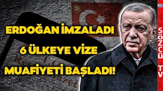 Erdoğan İmzaladı Resmi Gazete'de Yayımlandı! O Ülkelerin Vatandaşları Vize Almay