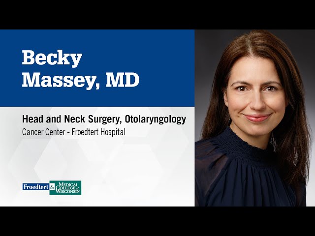 Watch Dr. Becky Massey, otolaryngologist on YouTube.