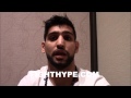 AMIR KHAN SAYS BALL IS ADRIEN BRONER'S COURT: "I SPOKE TO HAYMON...KHAN VS. BRONER, LET'S DO IT"