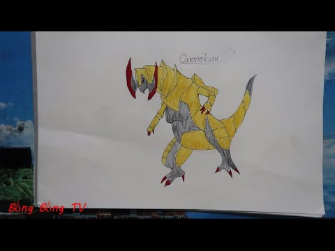Cách vẽ và tô màu Pokemon Ononokusu