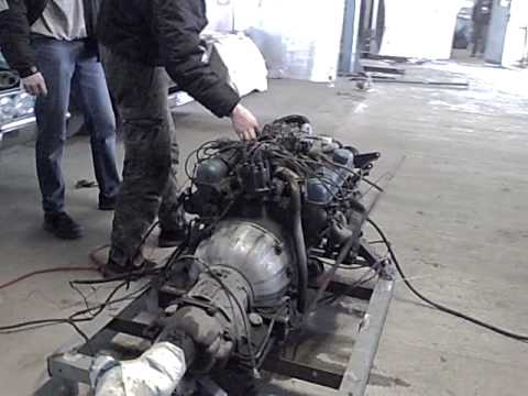 Buick 401 nailhead V8 Motor Probelauf hot rod motor