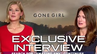 Rosamund Pike and Gillian Flynn Interview - Gone Girl (2014) David Fincher Movie HD