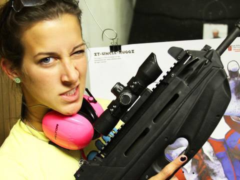 HOT CHICKS WITH HUGE GUNS! (8.15.10 - Day 472)