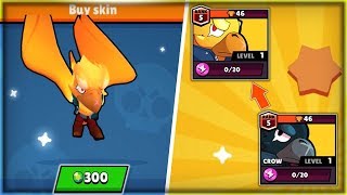Unlocking Phoenix Crow Skin On New Legendary Brawler Crow Showdown Gameplay - Brawl Stars