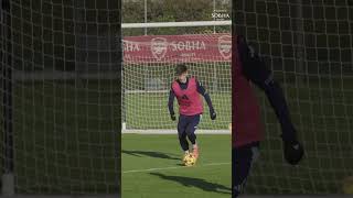 Screamer From Kieran Tierney In Arsenal Training Session