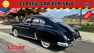An Old Car For Sale By Owner On A Marketplace For A Low Price.