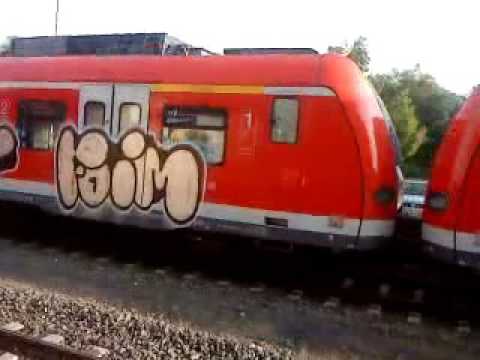 GRAFFITIs ON TRAIN ! FOIM SMK EVIL IBS SCHLADER BAHNHOF !!!