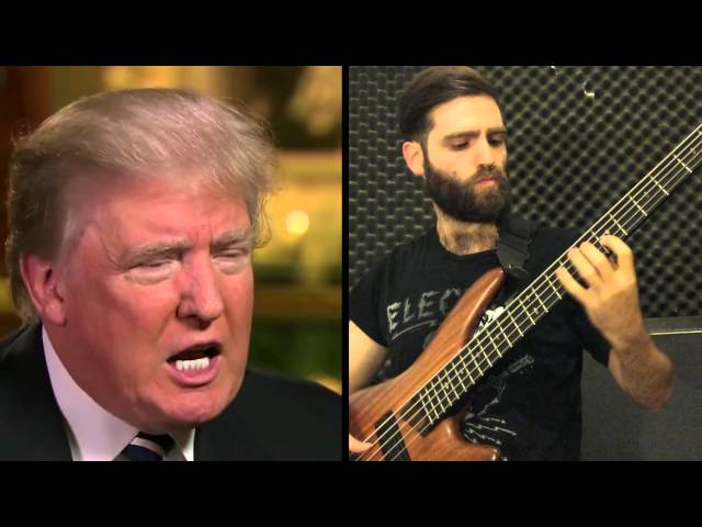 Guy With A Bass ‘Covers’ Donald Trump Saying China Montage - Video