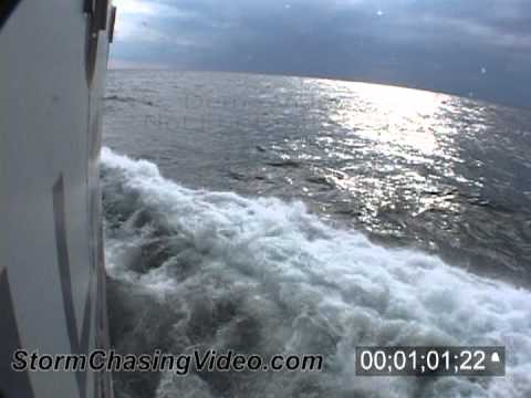 Freighter Anchor Drop and Bow Wake B-Roll