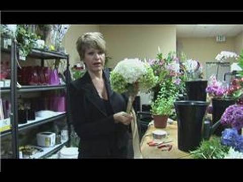 Floral Arrangements How to Make a Large Hydrangea Bridal Bouquet