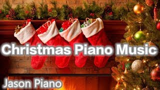 1 Hour | Christmas Piano Music | Top Christmas Songs Playlist | Holiday Scenery ?? Jason Piano