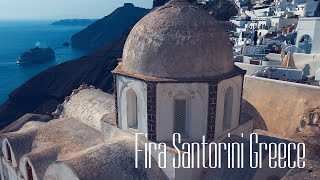 Santorini Fira Greece Cinematic Travel