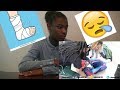 I broke my ankle prank on Ar'mon and Jazz and Tae|Armon and Trey|Reaction