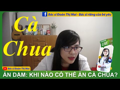 Ăn dặm: Khi nào bé có thể ăn cà chua?