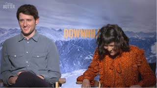 Hilarious interview with Zach Woods and Zoë Chao for Downhill | Extra Butter