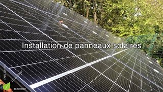 Installation des panneaux solaires