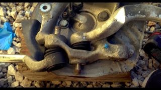 Part 1 BMW E39 E38 M5 Front Control Arm Suspension And Tie Rod Replacement 525i 528i 530i 740i 740il