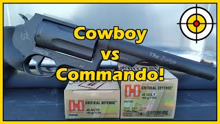 .45 Colt Vs .45 Acp Ballistic Gel Test With The Taurus Judge & Rock Island Armory 1911