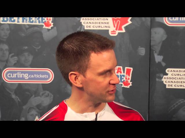 Draw 9 Media Scrum - 2014 Tim Hortons Brier