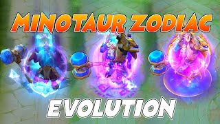 Minotaur Zodiac Taurus Skin Evolution | MLBB Comparison
