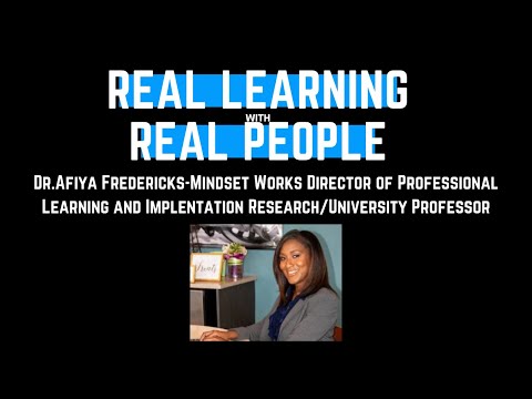 Culture, Learning & Growth with Dr.Afiya Fredericks - YouTube