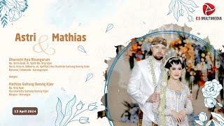 🔴📡 Live Wedding ASTRID & MATHIAS | 13/04/24 CS MULTIMEDIA on Solia Zigna Hotel S