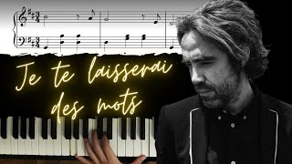 Je Te Laisserai Des Mots Solo Piano Tutorial Pop Piano Lesson 4 Je Te Laisserai Des Mots Solo Piano Tutorial Pop Piano Lesson 4