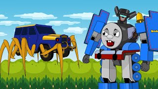 Spider Jeep And Thomas Train Vs Among Us