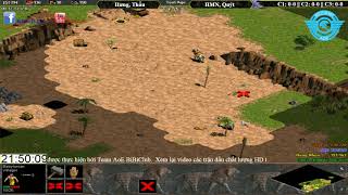 AOE|| 2vs2 Random Hưng Nhổn, Tiểu Màn Thầu vs Hoàng Mai Nhi, Cam Quýt 7/9/2017