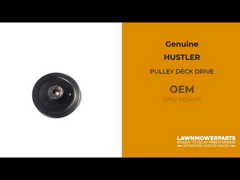 601447 PULLEY DECK DRIVE - HUSTLER Genuine OEM Part 601447 PULLEY DECK DRIVE - HUSTLER Genuine OEM Part