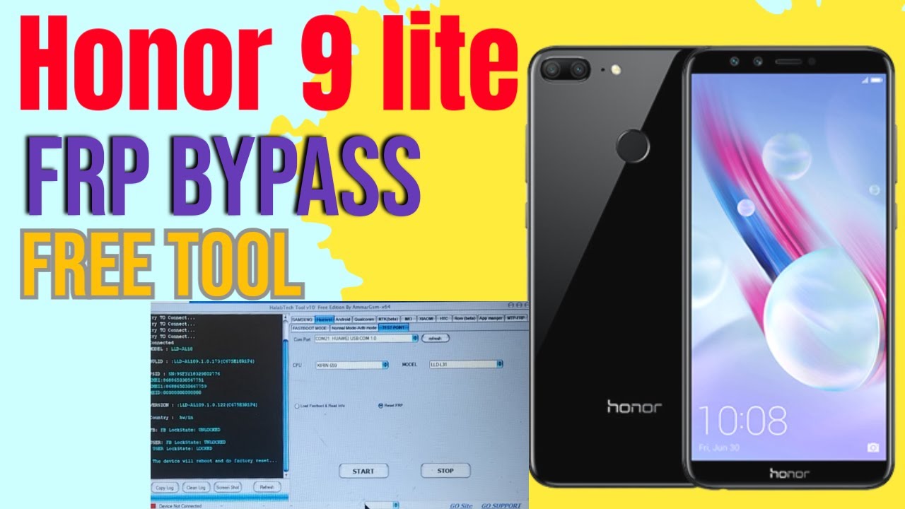 Honor 9 lite LLD-AL 10 FRP Unlock Android 9.0 | Google Honor 9 lite LLD-AL 10 FRP Unlock Android 9.0 | Google