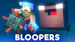 Ocean Monument: Bloopers - Alex And Steve Life (Minecraft Animation)