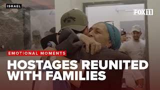 Emotional Reunions Hostages Released From Years-Long Hamas Captivity Are Greeted By Their Families