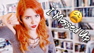 I RUINED MY BOOKSHELVES.