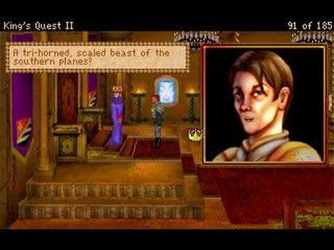 Video of game play for King's Quest 2: Romancing the Throne