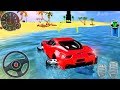 Water Surfer Car Race - Floating Beach Drive Simulator - Android GamePlay