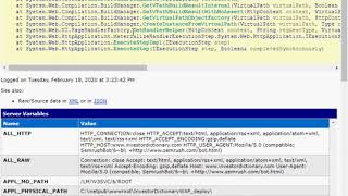 Google Dork Elmah Error Logs