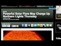 Solar Flare Could Create Northern Lights