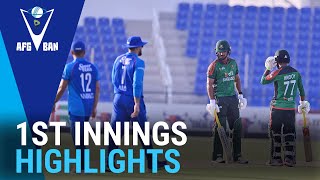 1St Innings Highlights Afghanistan Vs Bangladesh Odi Series Match 01 Acb 311U