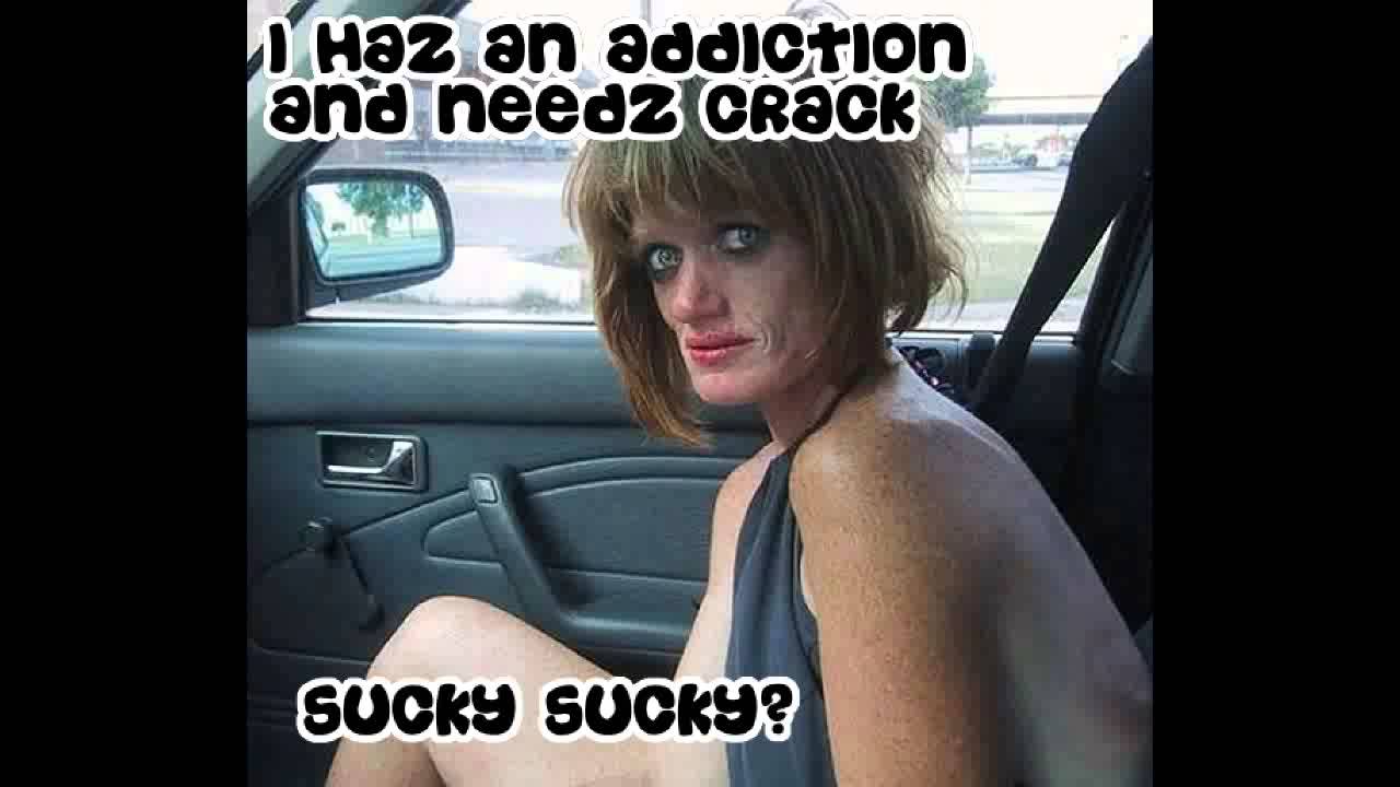 Crack whore hooker goes wild