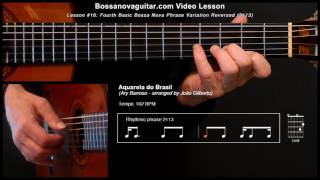 Aquarela do Brasil (Brazil) - Bossa Nova Guitar Lesson #16: Partido Alto Phrase 